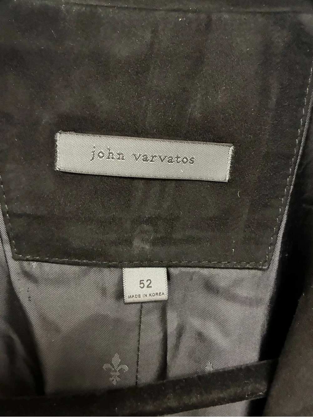 $2998 John Varvatos Collection Dunmore Suede Jacket EU 52 USA 42